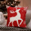 Housse de coussin de Noël style ferme 45 x 45 cm 2