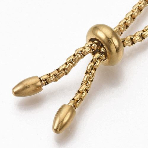 Ionbelagt 304Rustfrit Stål Bolo Armbånd 11cm 2