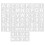 Stencil con lettere e numeri per disegnare, 60 pezzi 4