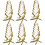 Silver Spiral Bird Reflector16inch6pcs 1