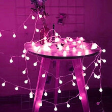 LED Globe String Lights Battery Operated 20m