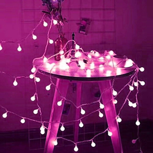 LED Globe String Lights Battery Operated 20m