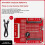 DDR3/4/5 Speichertester Universeller RAM-Modulanalysator Fehlerbehebungstool für Laptops, Desktop-Computer und Server 5