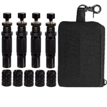 Adjustable Auto-Stop Tire Deflators Valve Kit (10-30 PSI) Screw- 4PCS Tyre Air Down Tool with 5 Valve Caps