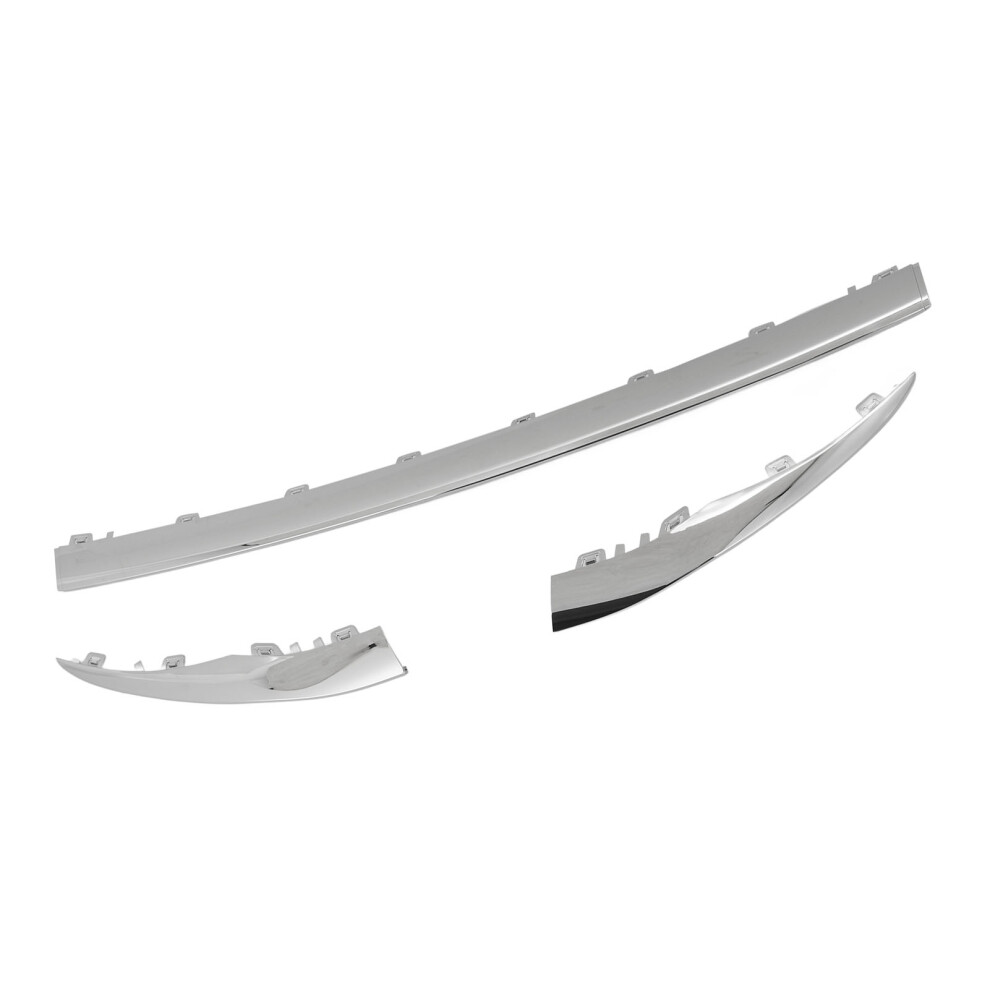 3Pcs Benz C-Class Chrome Bumper Trim Amg 7293282910348