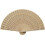 Handfächer aus Sandelholz, 20 cm, Beige 1