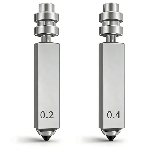 2PK 0.2MM 0.4MM Hotend Nozzle for  Kobra X Combo Quick Swap High Flow