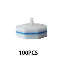 HIBIBUD Nachfüllpackungen für WC-Reinigungsstäbe, Schaumreinigung, blau, 100 Stück
