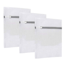 Waszak van mesh met honingraatstructuur, 30x25 cm, 3 stuks