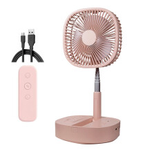Ventilatore oscillante portatile pieghevole ricaricabile da 7200 mAh