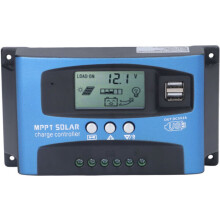 MPPT solar charge controller, photovoltaic panel charger, LED