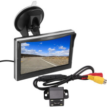 Backup camera system kit 5 inch rear view monitor