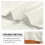 Linen Sheer Curtains Silver 52x63 in 2 Panels 5