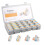 Universal Wire Conductor Connector Boxed Electrical Cable Splitter Quick Compact Type Terminal Block with Lever 52PCS 1