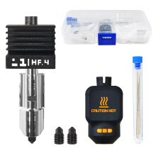 For P2S High Flow Hotend Kits 0.4mm, Replaceable Nozzle Extruder Hot End,W/2PCS 0.4mm Hardened Steel Nozzles