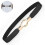 Faixa elástica retrô feminina com fivela de metal PHRL1690 1