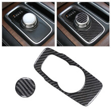 Center console interior shift panel cover trim Black