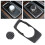 Center console interior shift panel cover trim Black 1