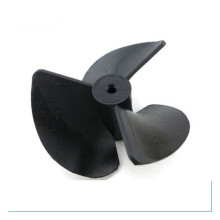 Durable nylon 2mm paddle blade with 3-blade shaft for RC boat props