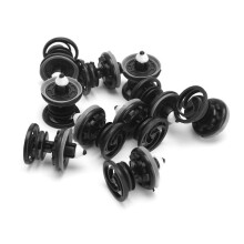 10x bumperclips voor de kentekenplaat (lineaire kentekenplaathouder).