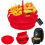 Round Reusable Silicone Air Fryer Baking Molds Set Blue 2