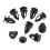 20 clip in plastica per finiture interne auto 1