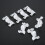 20 pezzi Clip di supporto per modanature laterali auto 21198805 1