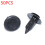 50 pcs. 6mm car trunk inserts for fasteners Mazda 1
