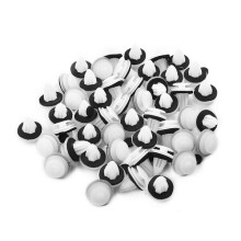 50 clips para coche con arandelas, clips para panel de puerta y parachoques