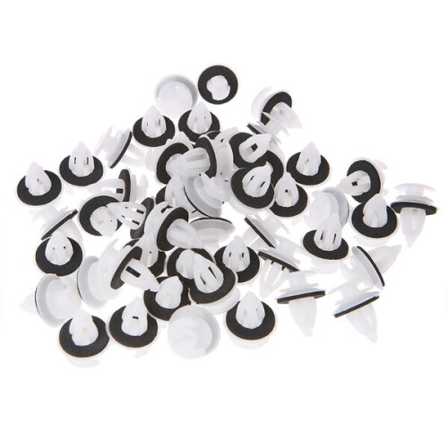 50pcs Car Buckle Bumper Cover Engine Cover Rivets Two