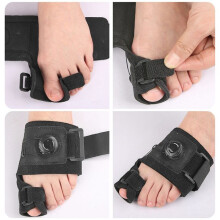 Bunion Corrector with Toe Separators, Orthopedic Toe Straightener, Adjustable Knob Bunion Splint for Bunion Relief,Right