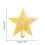 Christmas Tree Topper Gold Glitter Star 5.9 Inch 3