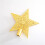 Christmas Tree Topper Gold Glitter Star 5.9 Inch 5
