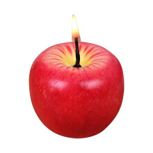 Red Apple-Shaped Candle for Wedding Birthday Christmas Home
