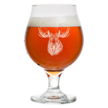 Verre tulipe à pied pour bière belge, 47 cl