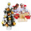 Tabletop Christmas Tree Silver 16 inch with LED Lights 1