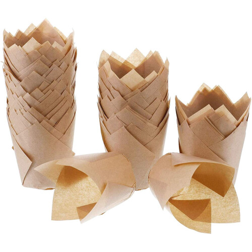 Cupcake-Förmchen, Backpapier, Natur, Standardgröße, 200 Stück