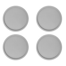 Tappetino sottobicchiere antiscivolo in silicone con isolamento termico, 10 cm
