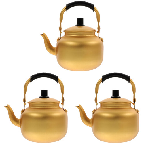 Ensemble de cafetière/bouilloire rétro 3 pièces