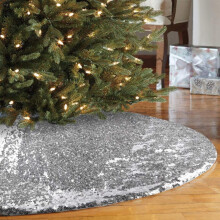 Christmas Tree Skirt Double-Layer Home Decoration