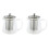 Borosilikatglas tekande med rustfrit stål infuser 380 ml 1