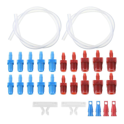 Kit de Sangria Do Cilindro Mestre de Substituição para 14151, Mangueira de 22 Polegadas, Clipe, Conexões SAE e Métricas, Encaixe Universal