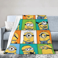 Couverture en microfibre polaire ultra-douce MinionS 101,6 cm x 76,2 cm