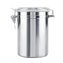 Recipiente de acero inoxidable al vacío para café, 1 litro.
