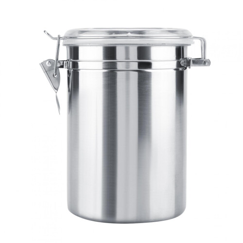 Recipiente de acero inoxidable al vacío para café, 1 litro.