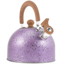 Bouilloire portable en acier inoxydable et bois violet 1,7 L