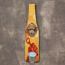 Ouvre-bouteille mural vintage, décoration antique, 1 pièce