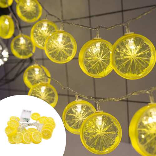 LED Lemon String Lights for School Home Decor 1.5m 10-Light 2