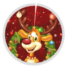 Christmas Tree Skirt 36 Inch Rustic Holiday Decor