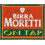 Placa de metal com o nome da cerveja Birra Moretti Lager, 20x30 cm (8x12 polegadas). 1